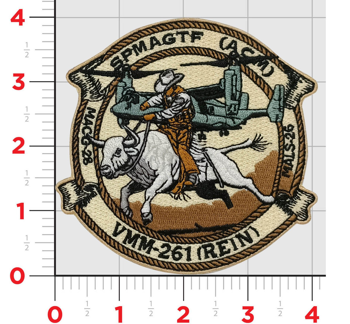 Official VMM-261 REIN Raging Bulls SPMAGTF Patch