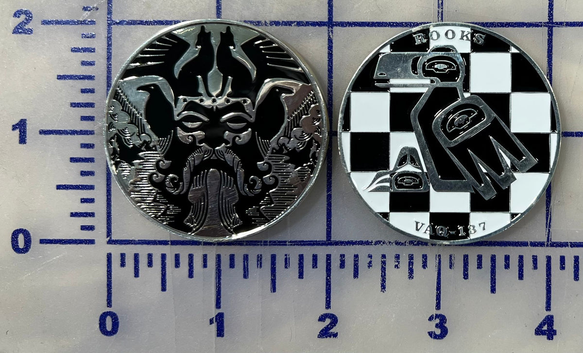 Officially Licensed US Navy VAQ-137 Rooks Coin