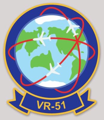 Officially Licensed US Navy VR-51 Windjammers Squadron Sticker