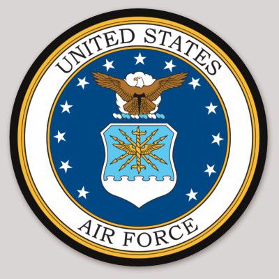 Officially Licensed US Air Force Sticker – MarinePatches.com - Custom ...