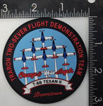 Official VT-27 Boomers T-6B Texan II Demo Team PVC Patch