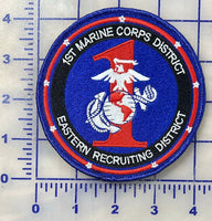 Officially Licensed 1st Marine Corps Recruiting District, Eastern Recruiting District Patch