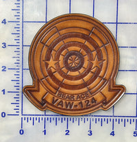 Officially Licensed US Navy VAW-124 Bear Aces Leather Patch