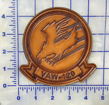 Officially Licensed US Navy VAW-120 Greyhawks Leather Patch