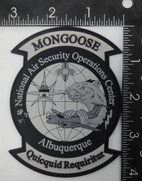 Official CBP NASOC Albuquerque Mongoose PVC Patch