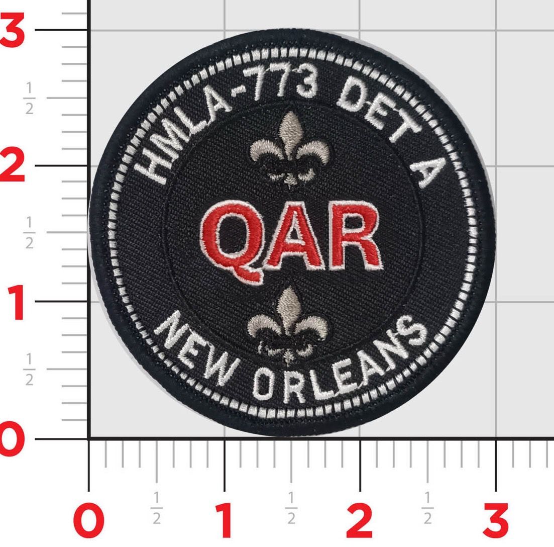 Official HMLA-773 Det A Flightline Qual Shoulder Patch
