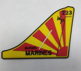 Official VMA-223 Bulldogs PVC Tail Flash Patch