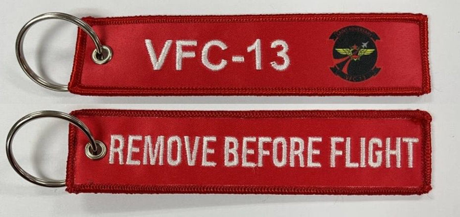 Official VFC-13 Saint Adversary Remove Before Flight Key Rings