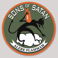 Officially Licensed USMC VMSB-241 Sons of Satan Sticker