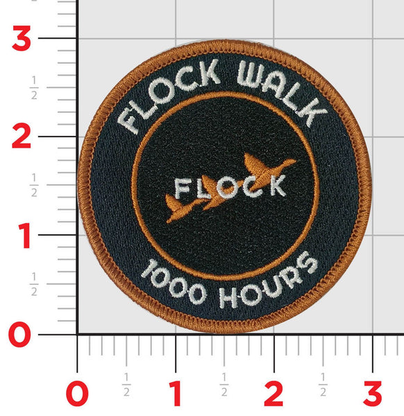 Official Flock Walk 1000 Hour Patch