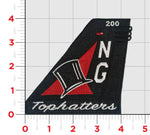 Official VFA-14 Tophatters F/A-18E Tail Flash Patch