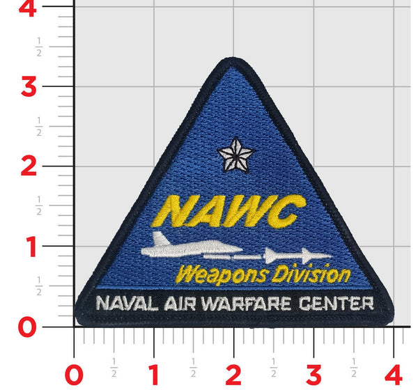 Officially Licensed US Navy NAWC Naval Air Warfare Center Patch