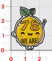 Official CVN-78 USS Gerald Ford Lemon Patch