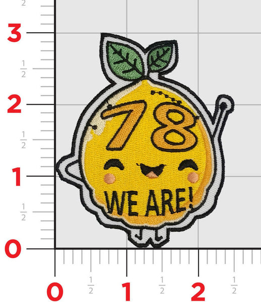 Official CVN-78 USS Gerald Ford Lemon Patch