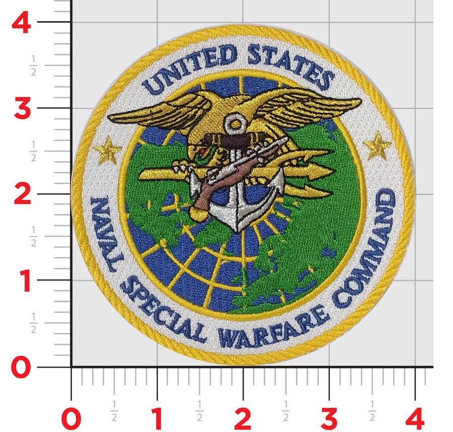 Officially Licensed US Navy Special Warfare Command SEALs Patch (S)