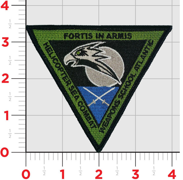 Officially Licensed US Navy HSCWSL Helicopter Sea Combat Weapons School Atlantic 2025 Command Patch