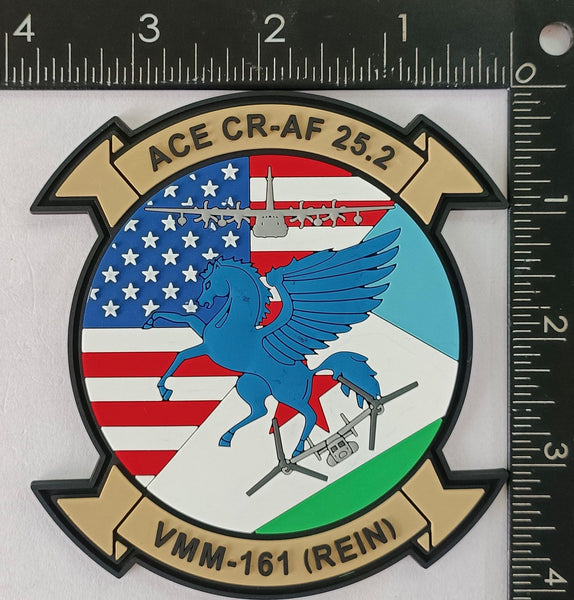 Official VMM-161(REIN) Greyhawks 25.2 PVC Patch