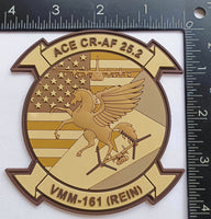Official VMM-161(REIN) Greyhawks 25.2 PVC Patch