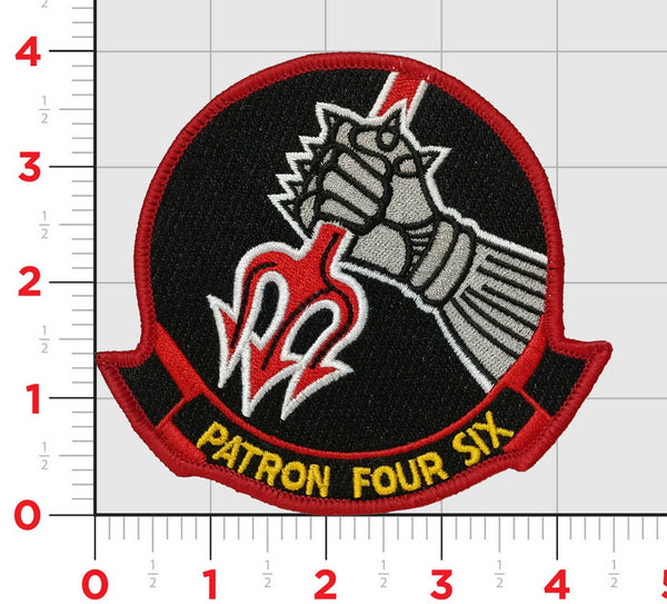 Officially Licensed US Navy VP-46 Grey Knights Squadron Patches