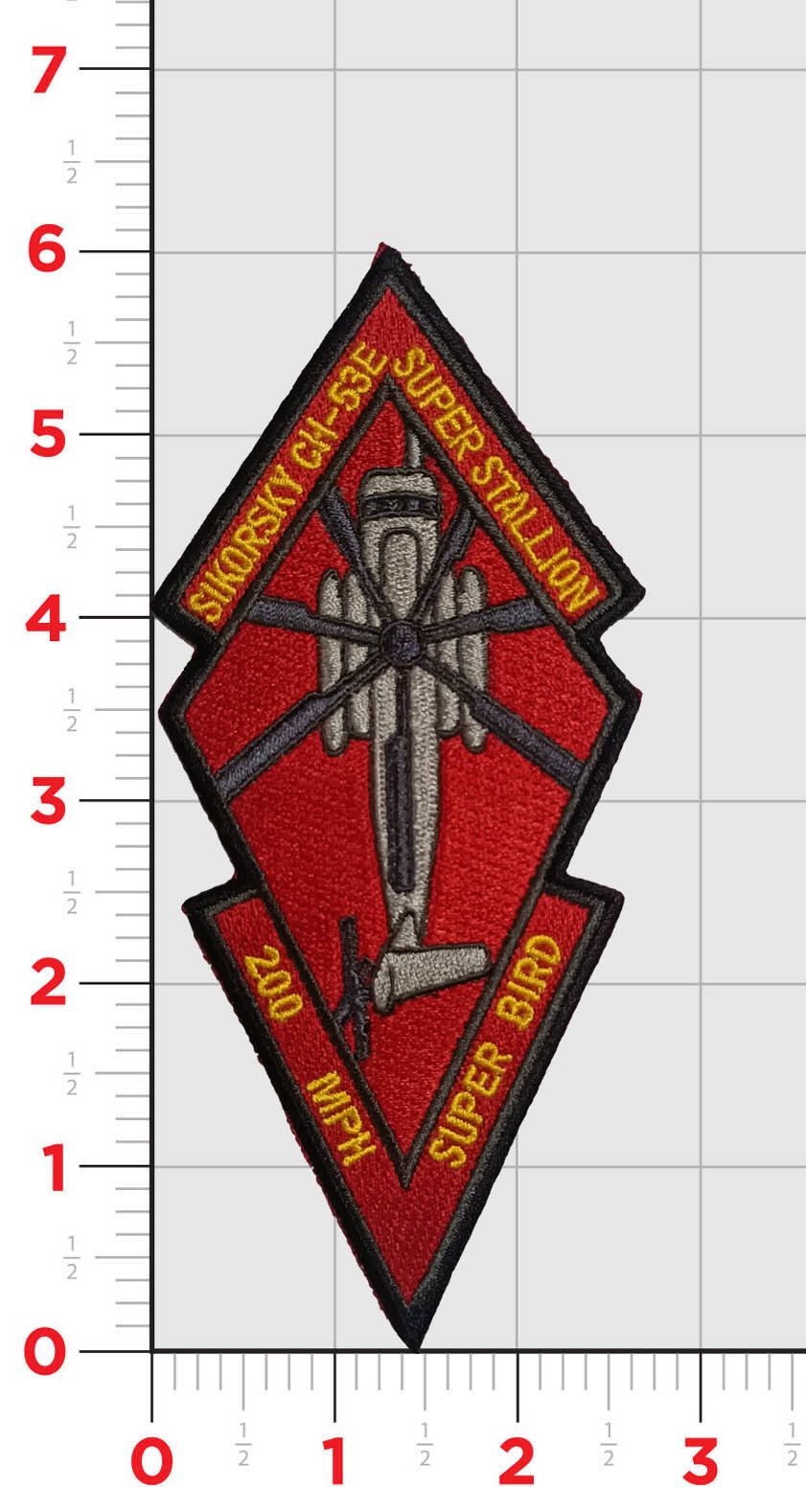 CH-53E 200 MPH Super Bird Patches