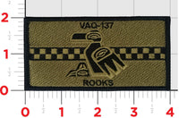 Official VAQ-137 Rooks Command Flag Patch