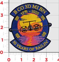 Official US Army B Co 3rd MI Battalion 50th Anniversary Patch