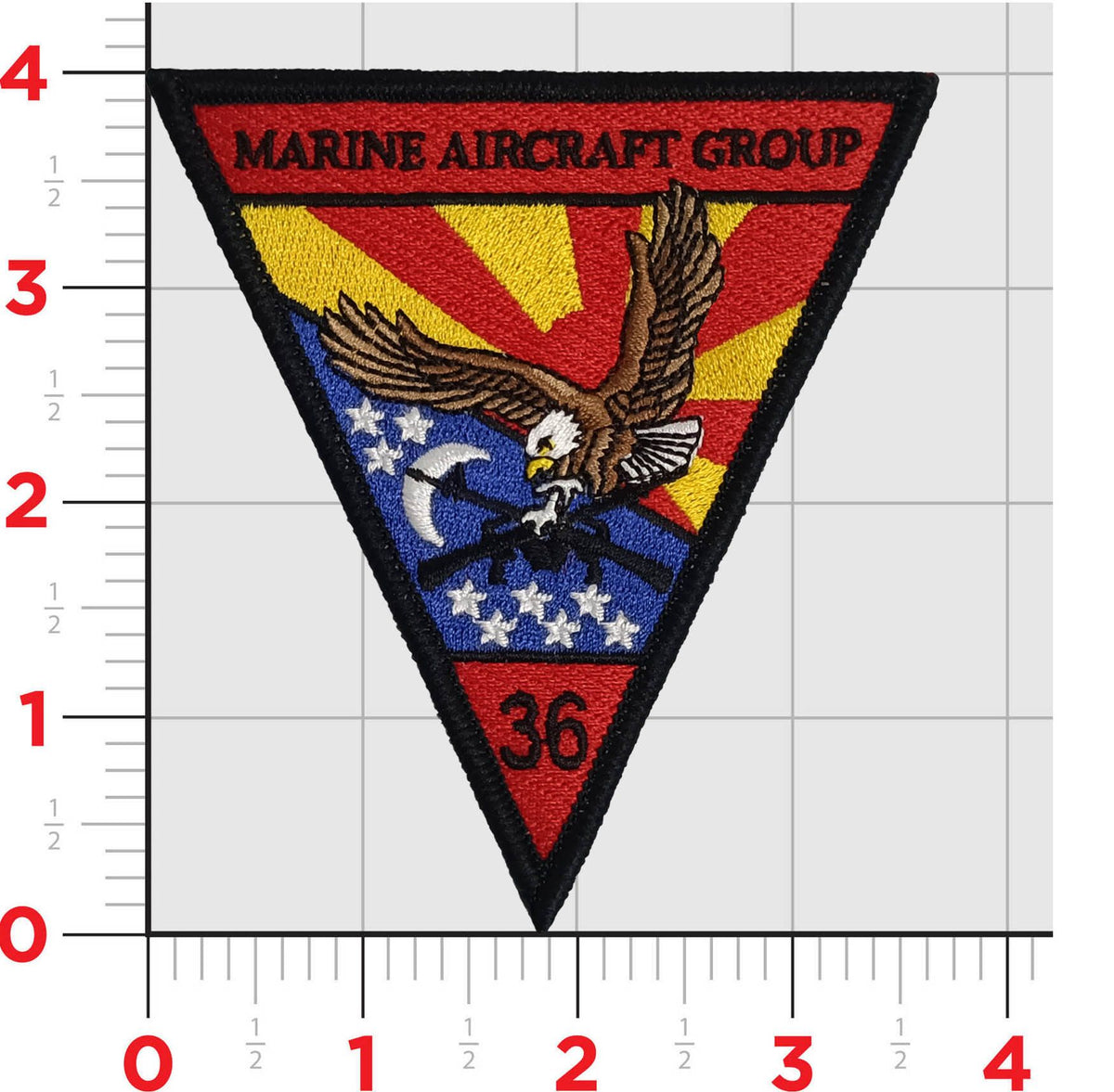 Officially Licensed USMC Marine Air Group MAG-36 Patch