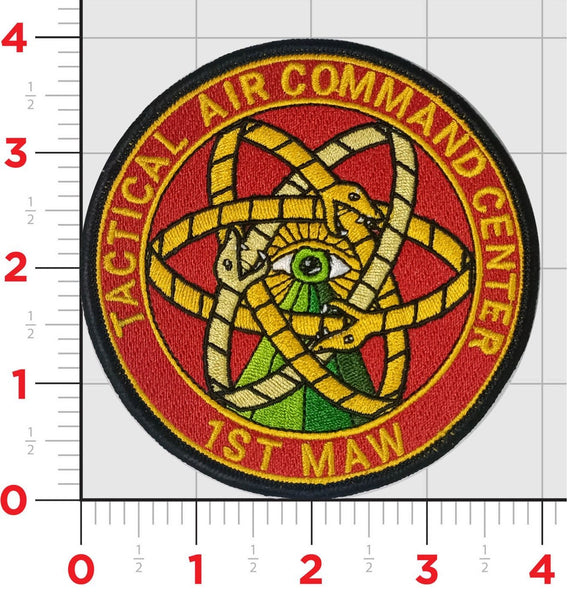Official 1st Marine Air Wing MAW Tactical Air Command Center Patch