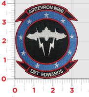 Officially Licensed US Navy VX-9 Vampires Det Edwards Command Patches