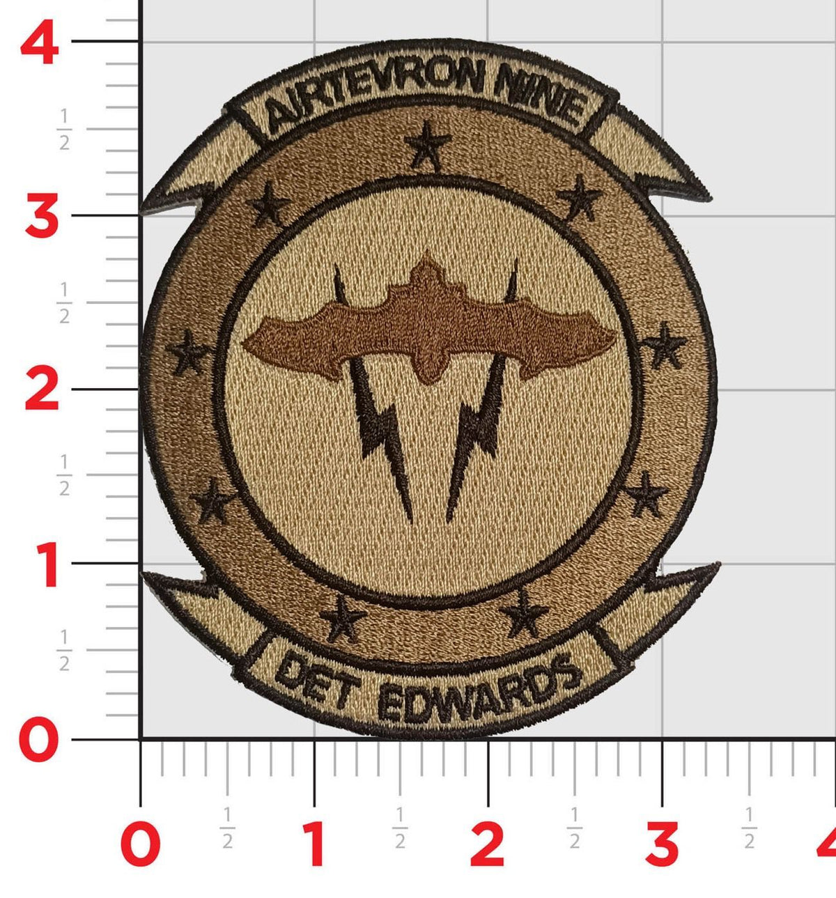 Officially Licensed US Navy VX-9 Vampires Det Edwards Command Patches