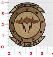 Officially Licensed US Navy VX-9 Vampires Det Edwards Command Patches