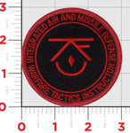 Official NAWDC IAMC Integrated Air and Missile Defense Warfare Tactics Instructor Patch