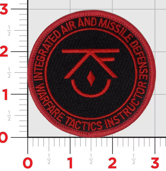 Official NAWDC IAMC Integrated Air and Missile Defense Warfare Tactics Instructor Patch