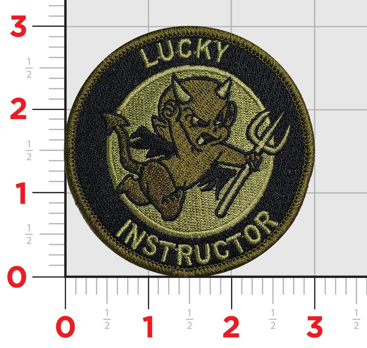 Official HT-28 Hellions Lucky Instructor Patch
