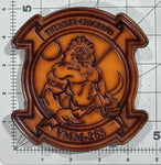 Official VMM-263 Buff Thunderchicken Leather Patch