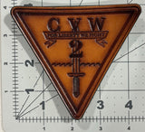 Officially Licensed US Navy Carrier Air Wing Two Leather Patch