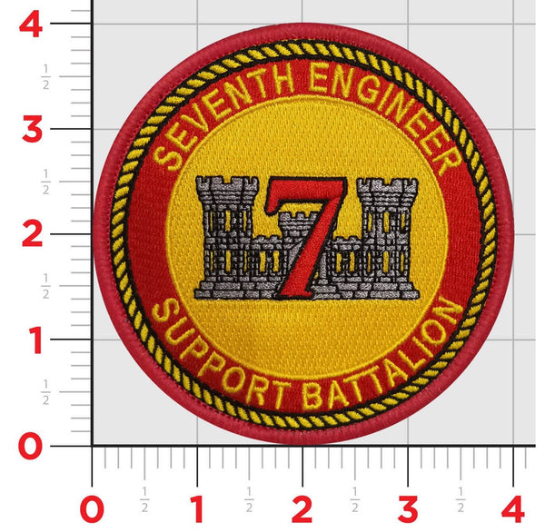 Officially Licensed USMC 7th Engineer Support Battalion Patch