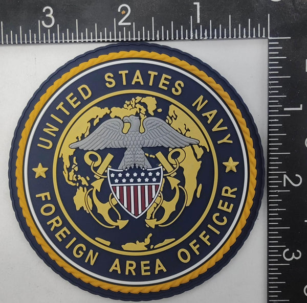Officially Licensed US Navy Foreign Area Officer PVC Patch