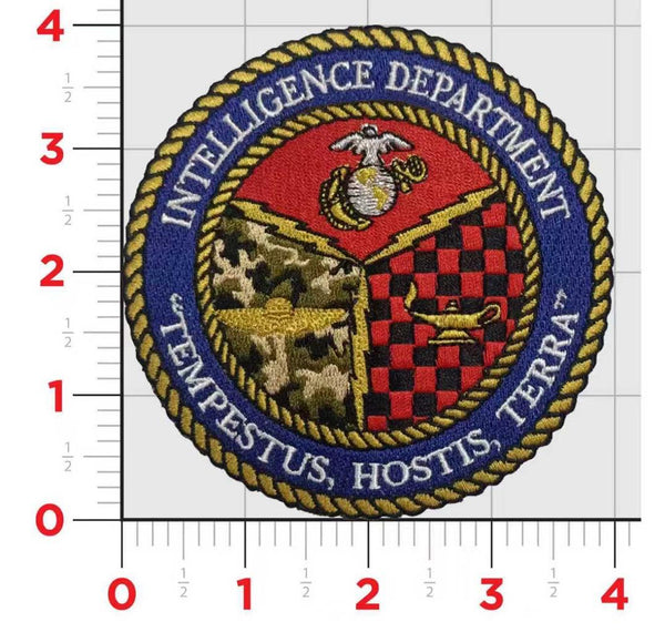 Officially Licensed USMC Intelligence Department Patch
