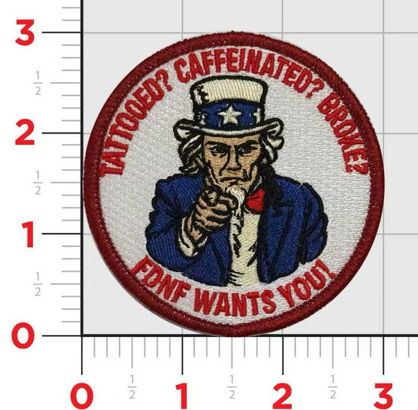 Official VRM-30 Titans FDNF Wants You Shoulder Patch