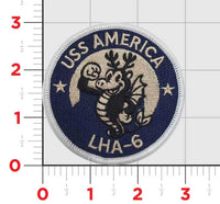 Officially Licensed US Navy USS America LHA-6 Throwback Shoulder Patch