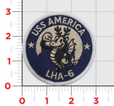 Officially Licensed US Navy USS America LHA-6 Throwback Shoulder Patch
