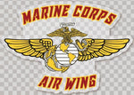 Officially Licensed USMC Air Wing Sticker