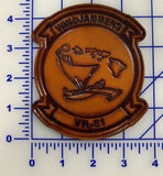 Officially Licensed US Navy VR-51 Windjammers Leather Squadron Patch