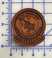 Official Top Gun Adversary Leather Patch