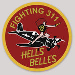 Official VMFA-311 Hells Belles Sticker