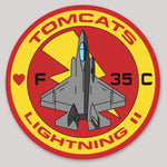 Official VMFA-311 Tomcats F-35 Sticker
