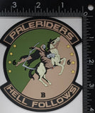 Official US Army B Company 6-6 Cav Pale Riders PVC Patches