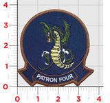 Officially Licensed US Navy VP-4 Skinny Dragons Command Patches