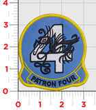Officially Licensed US Navy VP-4 Skinny Dragons Command Patches